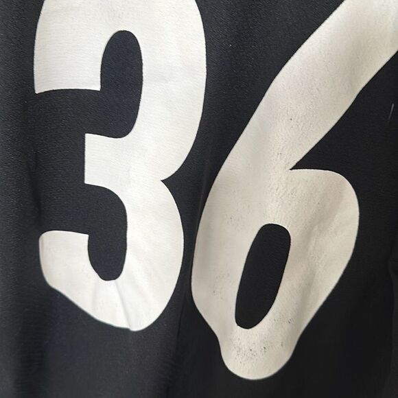 Vintage 90’s Logo 7 Men's Black Yellow Bettis #36 Steelers NFL Jersey Large - Picture 7 of 7